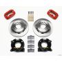 Wilwood 140-10094-R Forged Dynalite P/S Park Brake Kit Red Chevy C-10 2.42 Offset 5-lug