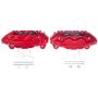 PowerStop S7342 Red Powder Coated Calipers