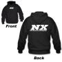 Nitrous Express 16596 BLACK NX HOODIE, LARGE