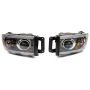 Raxiom R131478 02-05 Dodge RAM 1500 LED Projector Headlights w/ SEQL LED Bar- Blk Housing (Clear Lens)