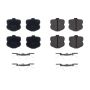 PowerStop 17-1185R PowerStop - Z17 Low-Dust Ceramic Brake Pads with Hardware