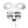 PowerStop K8991-36 Z36 Truck and SUV Carbon-Fiber Ceramic Brake Pad and Drilled & Slotted Rotor Kit