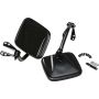 Kentrol 55-86 Jeep CJ Mirror Kit Pair- Powdercoat Black