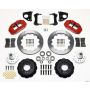 Wilwood 140-10815-R Narrow Superlite 6R Front Hub Kit 12.88in Red 62-72 CDP B & E Body-Drum