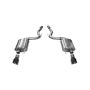 CORSA Performance 14329BLK Corsa 2015-2017 Ford Mustang GT 5.0 3in Axle Back Exhaust Black Dual Tips (Touring)