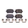 PowerStop 17-1348 PowerStop - Z17 Low-Dust Ceramic Brake Pads with Hardware