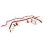 UMI Performance 101213-R 05-14 Ford Mustang Front & Rear Sway Bar Kit