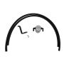 J&L 05-12 Nissan Pathfinder 4.0L Passenger Side Oil Separator 3.0 - Clear Anodized