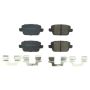 PowerStop 17-1314B PowerStop - Z17 Low-Dust Ceramic Brake Pads with Hardware