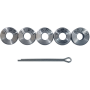 Boundary 89-05 Ford/Mazda BP (All Types) I4 Shim Kit (7/14/21/28/35 PSI) w/Retaining Pin