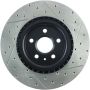 Stoptech 127.62124R Slotted & Drilled Sport Brake Rotor