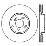 Stoptech 126.40062CSL Power Slot 04-08 Accura TL (Brembo Caliber) Front Left Slotted CRYO Rotor