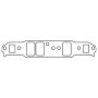 Cometic Gasket C15007-060 Cometic 85-09 GM 4.3L 90 Deg V6 .060in KF Intake Gaskets