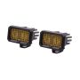 Diode Dynamics DD6396P Stage Series 2 In LED Pod Sport - Yellow Flood Standard ABL (Pair)