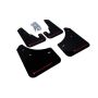 Rally Armor MF9-UR-BLK/RD Black Mud Flap/Red logo