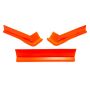 FIVESTAR FIV3022-417-FR Modified Aero Valance 3pc. Fluorescent Red