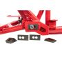 UMI Performance 98-02 GM F-Body K-Member LSX Rr Roll Center Increase- Red