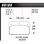 Hawk Performance HB100N.480 HP Plus Disc Brake Pad