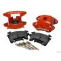 Wilwood 140-12097-R D154 Front Caliper Kit - Red 2.50in Piston 1.04in Rotor