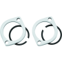 Bikers Choice 410488 84-Up Big Twin 86-Up XL Chrome Exhaust Flange Kit