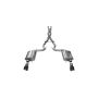 CORSA Performance 14332BLK Corsa 2015-2017 Ford Mustang GT 5.0 3in Cat Back Exhaust Black Dual Tips (Sport)