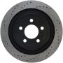 StopTech Cross Drilled Sport Brake Rotor - 2015 Ford Mustang - Rear Right