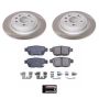 PowerStop SC5854 Semi-Coated Rotor and Low-Dust Ceramic Brake Pad Kit