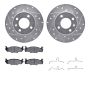 Dynamic Friction 7512-74024 Rotor Kit