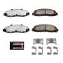 PowerStop Z36-679 PowerStop - Z36 Truck and SUV Carbon-Fiber Ceramic Brake Pads with Hardware Kit
