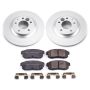 PowerStop CRK3146 Genuine Geomet Coated Rotor and Low-Dust Ceramic Brake Pad Kit