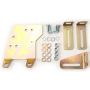 EDELBROCK EDE8036 Gold Throttle Bracket - GM