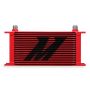 Mishimoto MMOC-19RD Universal 19 Row Oil Cooler - Red