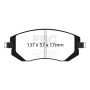 EBC Brakes DP31661C Redstuff Ceramic Low Dust Brake Pads