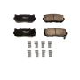 PowerStop 17-775 PowerStop - Z17 Low-Dust Ceramic Brake Pads with Hardware