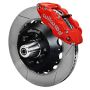 Wilwood 140-16909-R 55-57 Chevy Bel Air Superlite 6R Kit, 5 x 4.50in/4.75in Hub - 14.00in Slotted Rotor - Red