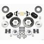 Wilwood 140-11811-D Forged Dynalite Front Kit 11.00in Drilled 49-54 Chevy / 53-62 Corvette