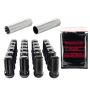 McGard (65610BK 14X1.5 MCG 6 LUG SPLINEDRIVE KIT, BLACK W/WHL LKS-1
