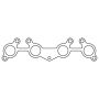 Cometic Gasket C4909 Cometic Nissan E16i/E16S .064in AM Exhaust Manifold Gasket Set