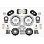 Wilwood 140-12638-D Narrow Superlite 6R Front Hub Kit 14.00in Drilled 1965-1969 Mustang Drum Spindle