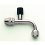 AEROQUIP AERFCE1834 90 Degree -10 A/C Fitting w/Charge Port