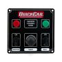 QUICKCAR RACING PRODUCTS QRP50-822 Ignition Panel Black w/ 1 Acc. & Lights