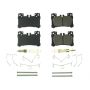 PowerStop 17-2063 PowerStop - Z17 Low-Dust Ceramic Brake Pads with Hardware