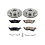 PowerStop KOE2137 OE Stock Replacement Low-Dust Ceramic Brake Pad and Rotor Kit