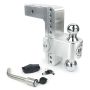 Weigh Safe CTB8-2.5-KA 180 Hitch 8in Drop Hitch & 2.5in Shank (10K/18.5K GTWR) w/WS05 - Aluminum
