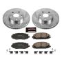 PowerStop K5870 Z23 Daily Driver Carbon-Fiber Ceramic Brake Pad and Drilled & Slotted Rotor Kit