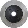 Stoptech 126.61026SR Power Slot 90-93 Ford Mustang 8cy (Exc 93 Cobra Rear Disc) Front Right Slotted Rotor