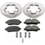 PowerStop KOE7145 OE Stock Replacement Low-Dust Ceramic Brake Pad and Rotor Kit