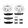 PowerStop K5067 Z23 Daily Driver Carbon-Fiber Ceramic Brake Pad and Drilled & Slotted Rotor Kit