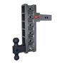 GEN-Y Hitch GH-1916 Gen-Y Mega Duty 2.5in Shank 12in Offset Drop 3.5K TW 32K Hitch w/GH-0161 Dual-Ball