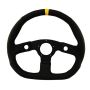 GRANT GRT630 D-Shaped Diamond Grip Steering Wheel Black